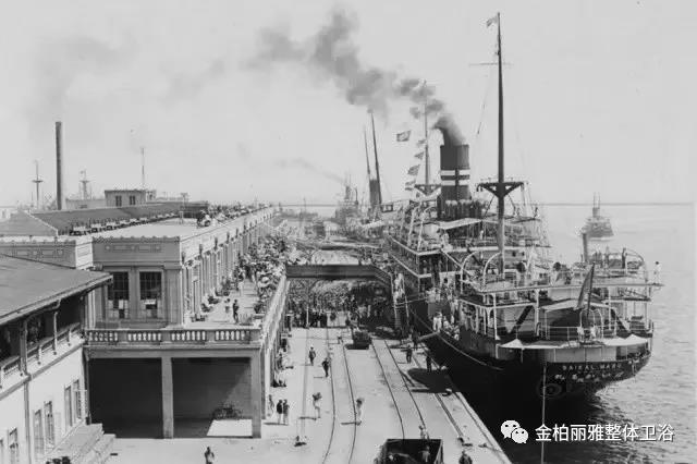 920年代大连港的繁华景象
