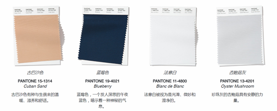 2020流行色趋势Pantone